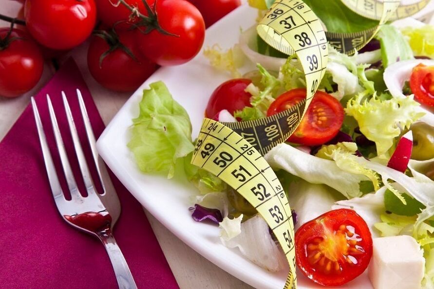 Salade de légumes pour perdre du poids par groupe sanguin