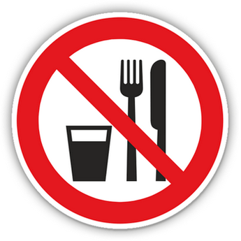 le signe de manger est interdit pendant la perte de poids
