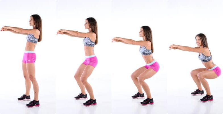 Squats pour perdre du poids et renforcer les muscles des jambes et des fessiers